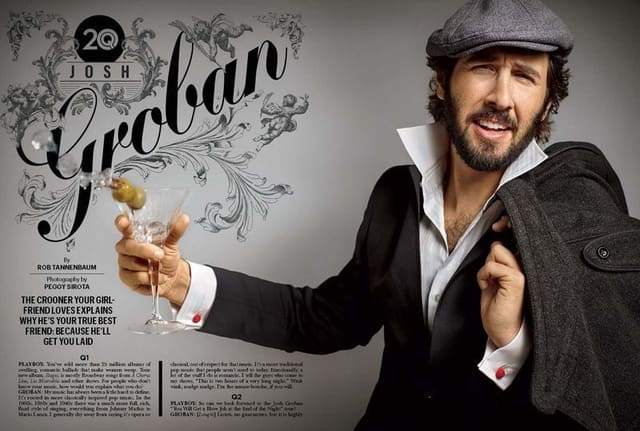 20Q Josh Groban — Playboy
