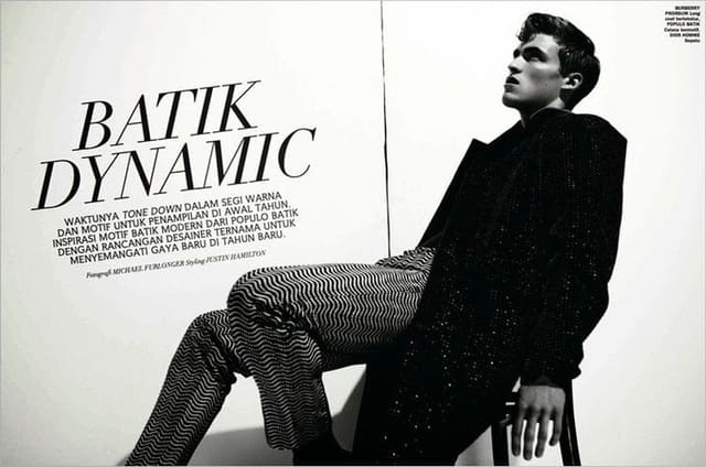 Batik Dynamik for Men's Folio by Michael...