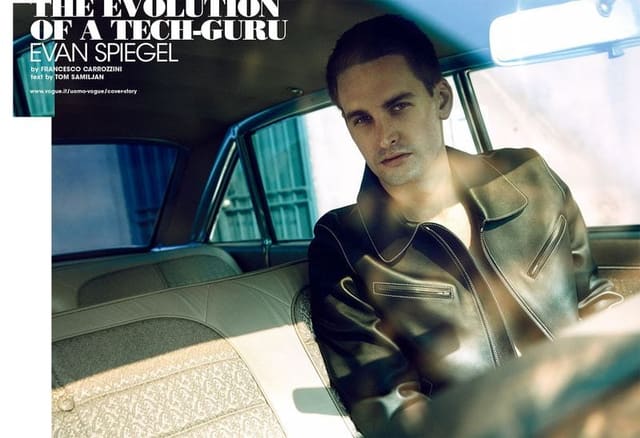 Evan Spiegel: The Evolution of a Tech Gu... — L'Uomo Vogue