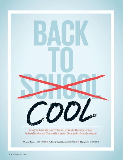 Back to Cool — Cosmopolitan UK