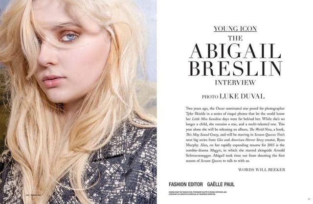 Young Icon - Abigail Breslin — VVV Magazine