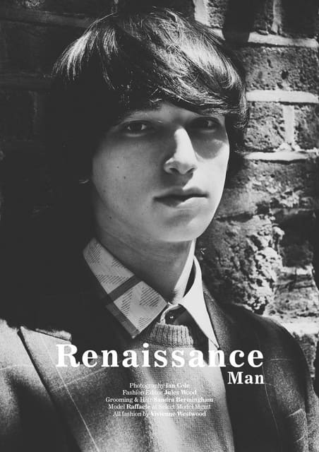 Renaissance Man with Raffaele — CLIENT Magazine