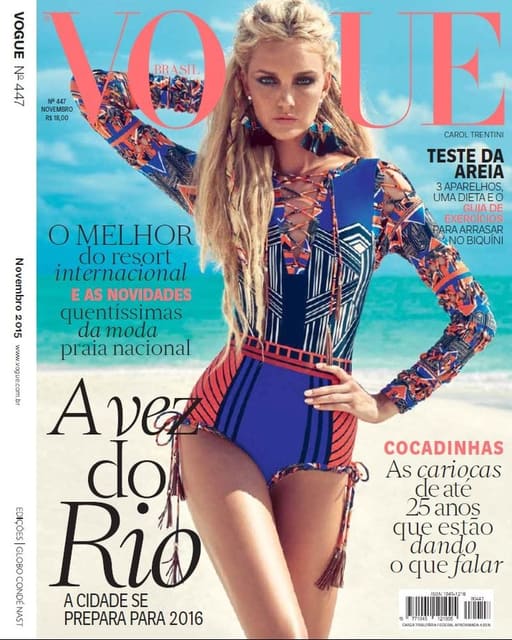 Vogue Brazil November 2015 Cover — Vogue Brasil