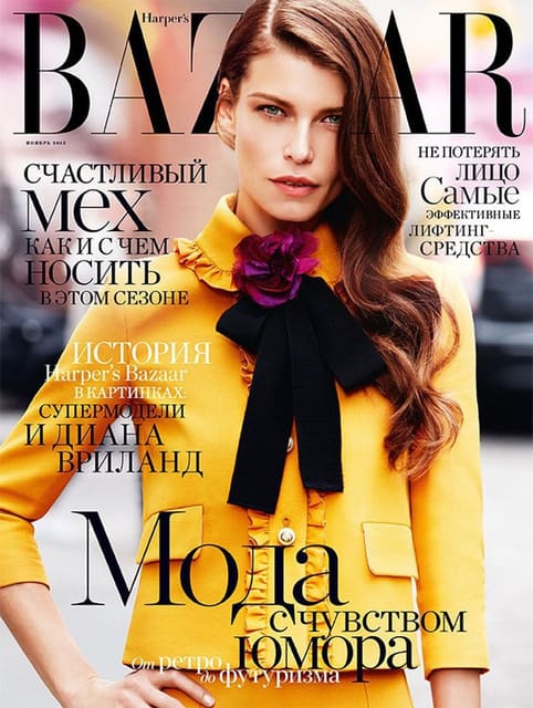 Harper's Bazaar Russia November 2015 Cov... — Harper's Bazaar Russia