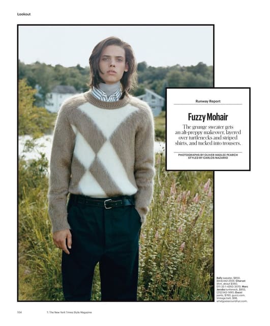 Fuzzy Mohair — T: The New York Times Style Magazine