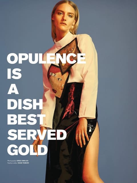 Opulence Is A Dish Best Served Gold — Archetype Magazine
