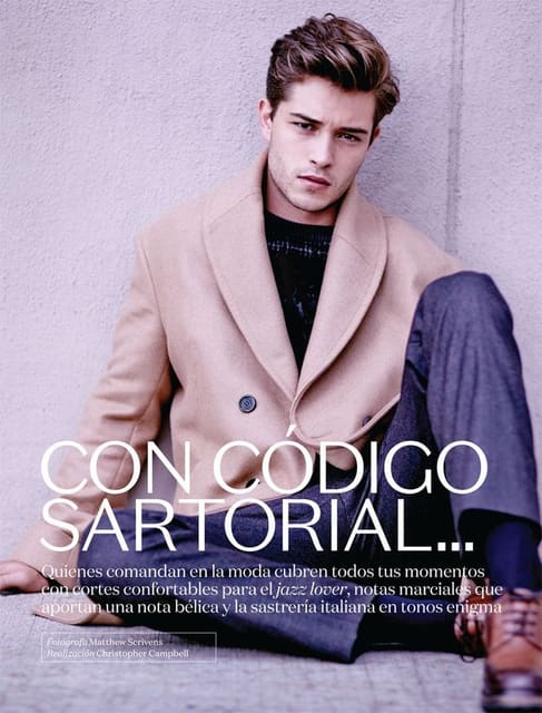 Con Código Sartorial — Vogue Hombre