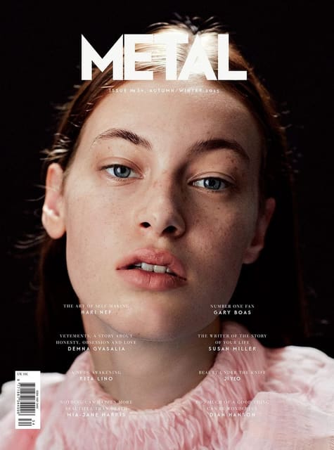 METAL Magazine Fall/Winter 2015 Covers, ... — METAL Magazine