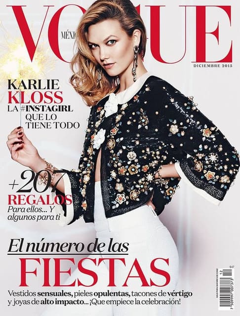 Vogue Mexico December 2015 Cover — Vogue Mexico