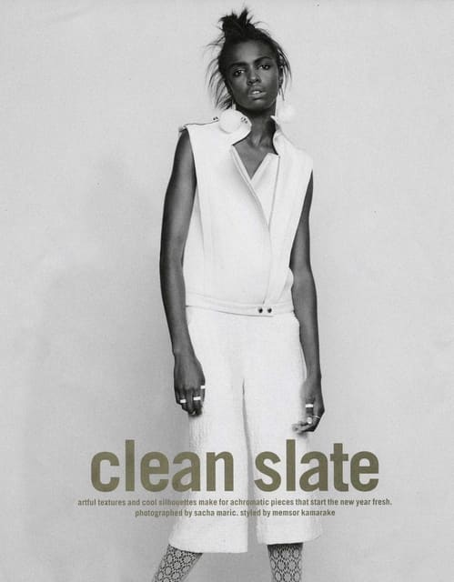 Clean Slate — Nylon Magazine