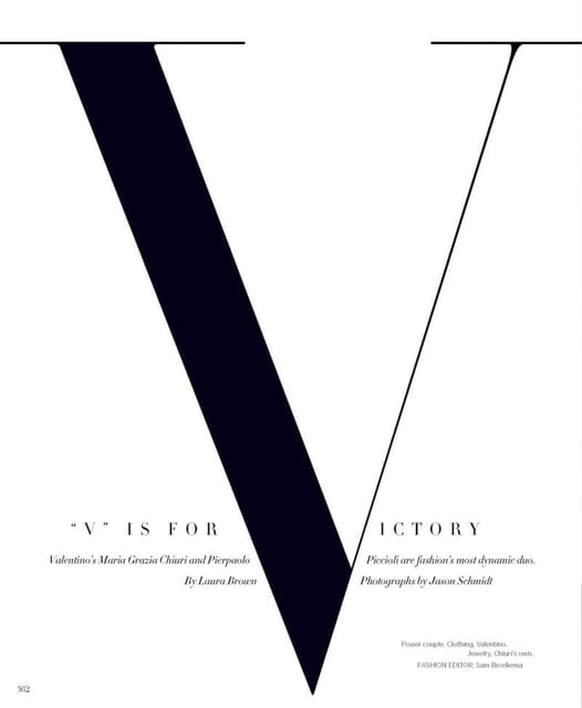 “V” is for Victory — Harper's Bazaar U.S.