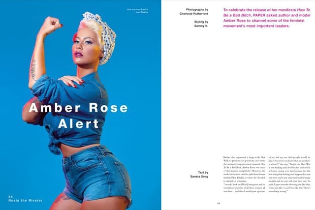 Amber Rose Alert — Paper Magazine