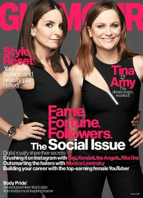 Glamour Magazine December 2015 Cover — Glamour Magazine U.S.