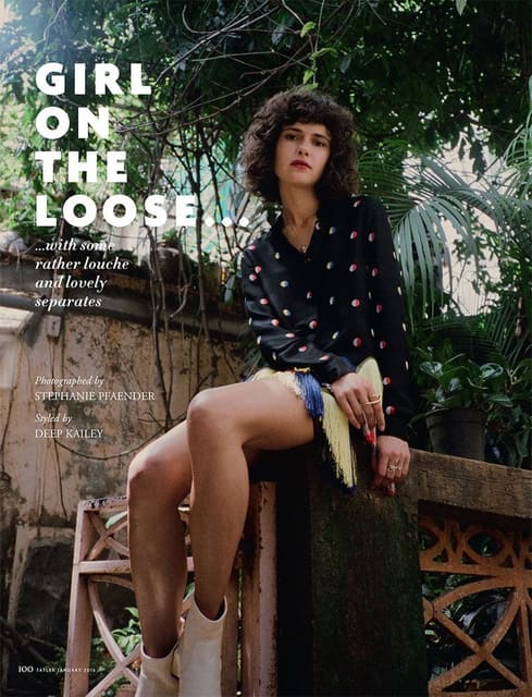 Girl on the loose.. — Tatler U.K.
