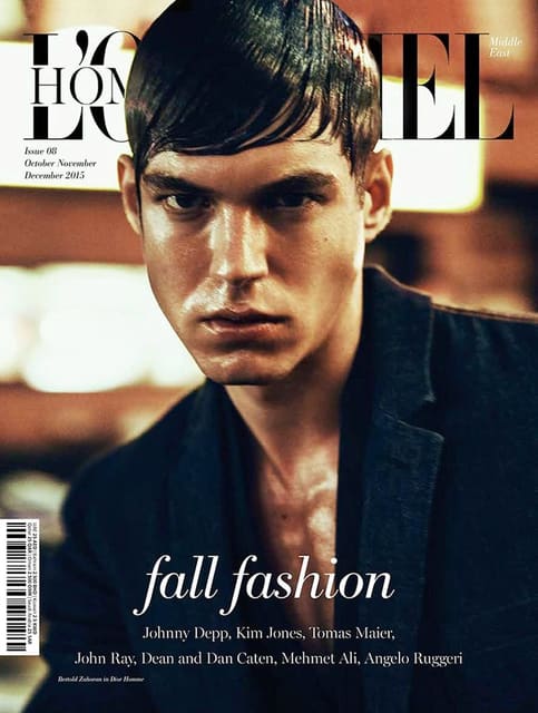 L'Officiel Hommes Middle East Oct/Nov/Dec 2015 Cover — L'Officiel Hommes Middle East