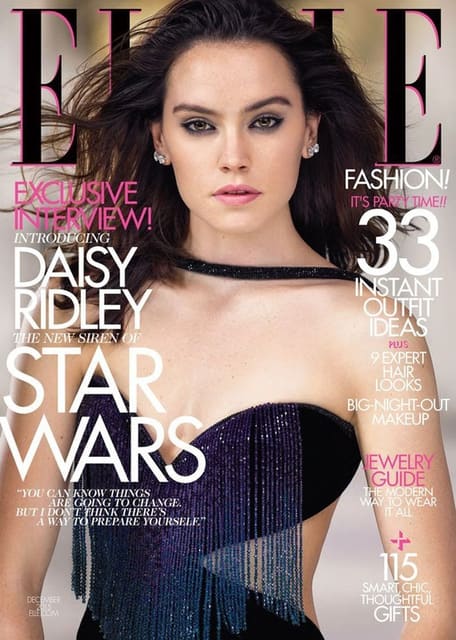 Elle December 2015 Cover — Elle U.S.
