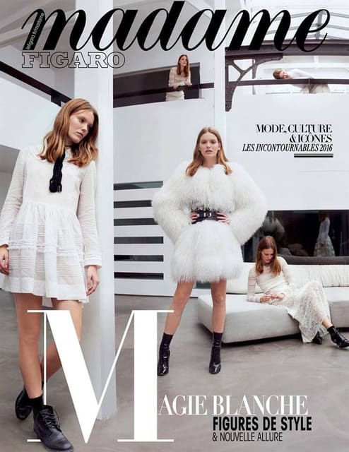 Madame Figaro January 2016 Cover — Madame Figaro