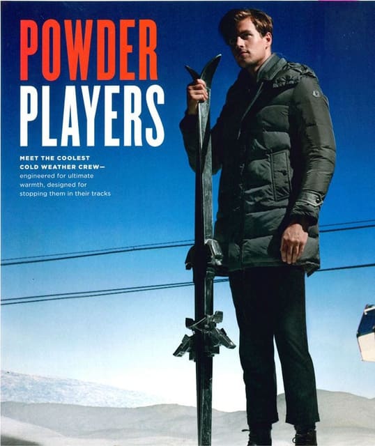 2015 Holiday Catalog Powder Players — Bloomingdale's