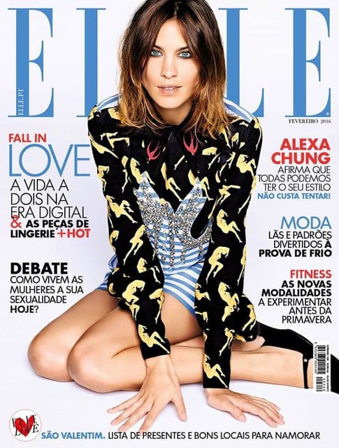 Elle Portugal February 2016 Cover — Elle Portugal