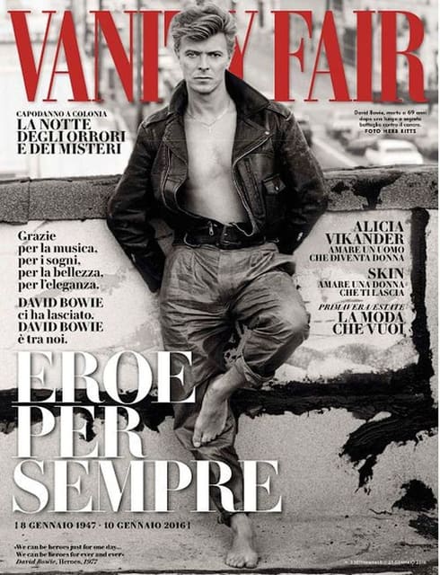 Vanity Fair Italy January 2016 Cover — Vanity Fair Italia