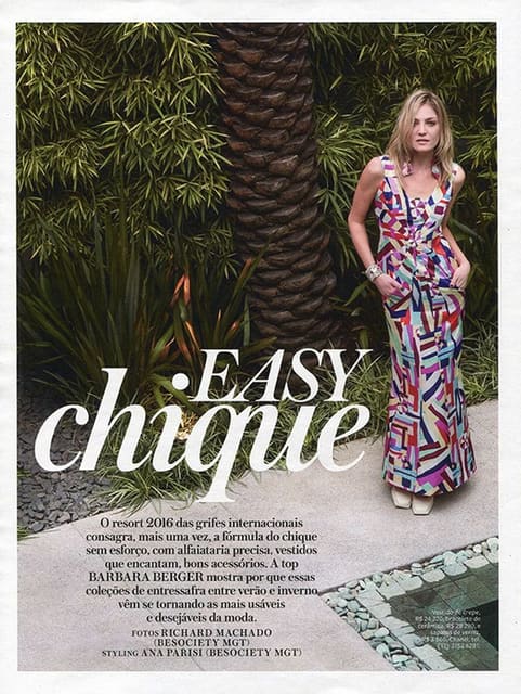 Easy Chique — L'Officiel Brasil