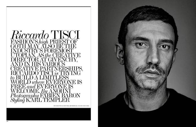 Riccardo Tisci — Interview Magazine