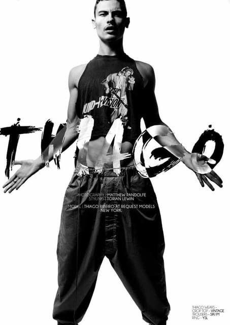 Thiago Ribeiro by Matthew Pandolfe — Sheer Magazine