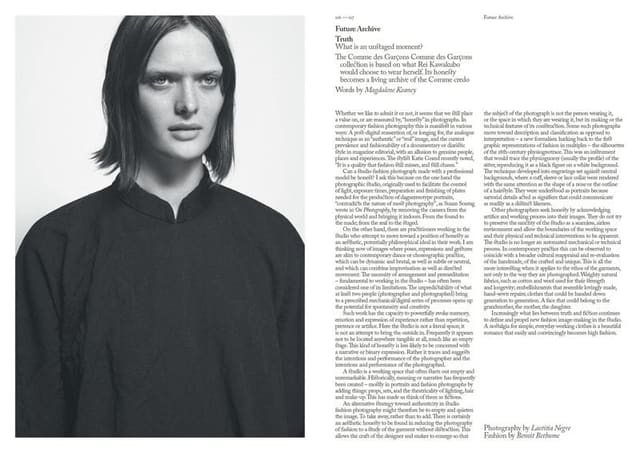 The Archivist / Comme des Garcons