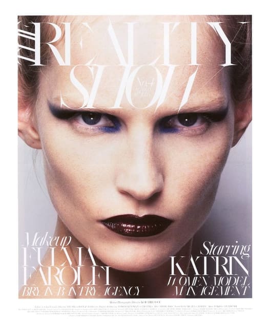 The Reality Show Fall/Winter 2012/2013 Cover — The Reality Show Magazine