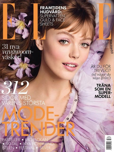 Elle Sweden March 2016 Cover — Elle Sweden