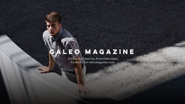 Zandre du Plessis by Anna Dabrowska — Caleo Magazine