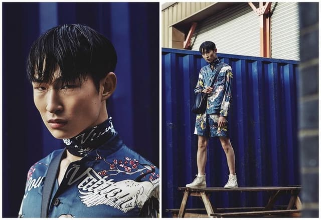 Sang Woo Kim for Men's Folio Cover shoot