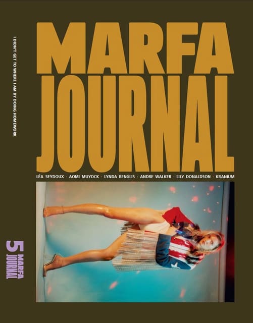 Marfa Journal #5 S/S 16 Covers — MARFA