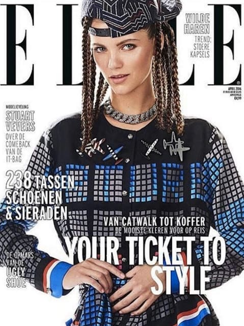 Elle Netherlands April 2016 Cover — Elle Netherlands