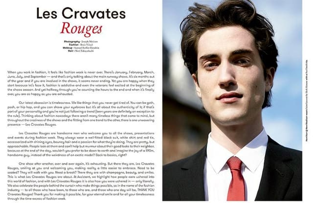 Les Cravates Rouges — Assistant Magazine