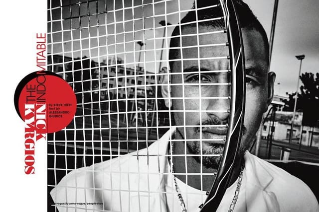 Nick Kyrgios The Indomitable — L'Uomo Vogue