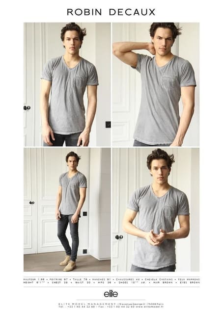 Elite Paris Men S/S 2016 Polaroids/Portr...