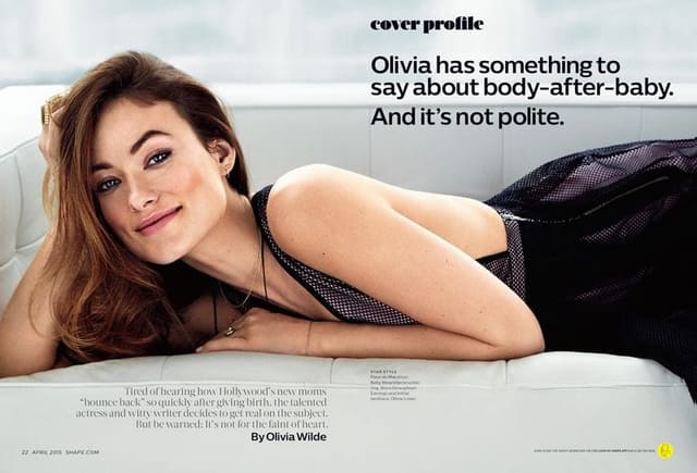 Cover Profile - Olivia Wilde — Shape Magazine