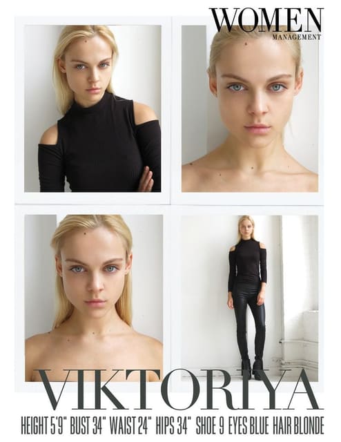 Women Models S/S 16 Polaroids/Portraits