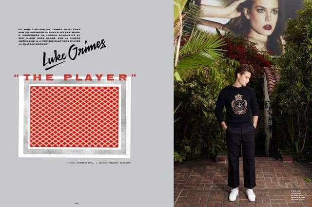 Luke Grimes:The Player — L'Officiel Hommes Paris