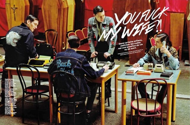 You fuck my wife ? — Stylist Magazine France