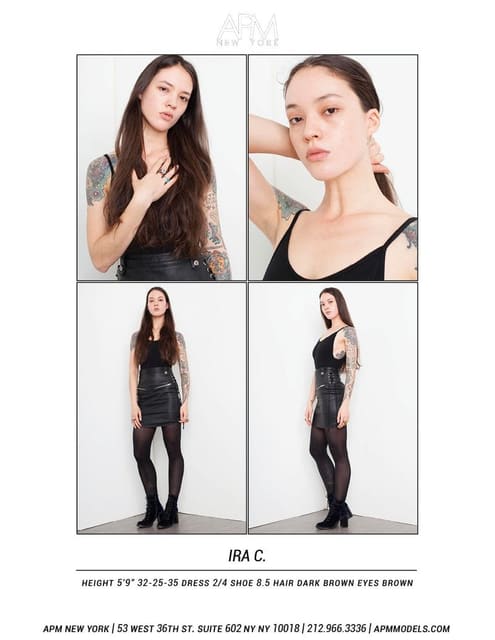 APM Models S/S 16 Polaroids/Portraits