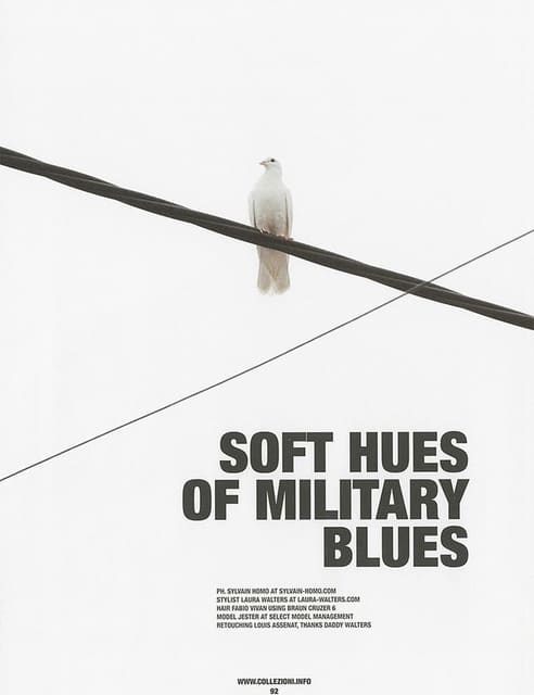 Soft Hues Of Military Blues — Sport & Street Magazine