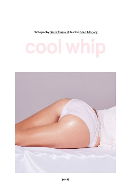 Cool Whip — Oyster Magazine
