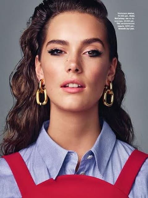 Stina Olsson by Chris Craymer — Glamour Russia