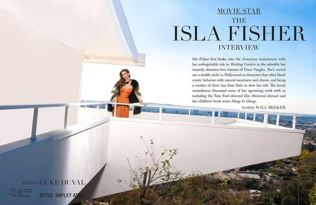 Movie Star - Isla Fisher — VVV Magazine