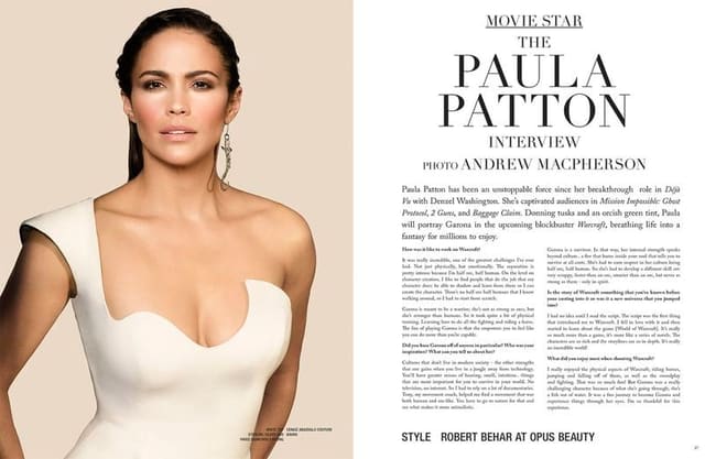Movie Star - Paula Patton — VVV Magazine