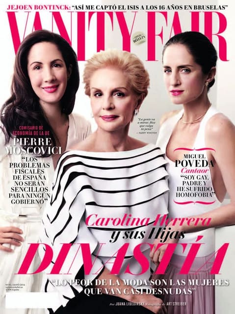 Vanity Fair Espana May 2016 Cover — Vanity Fair Espana