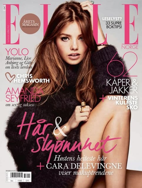 Elle Norway November 2013 Cover — Elle Norway