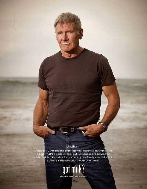 Harrison Ford Got Milk — Got Milk